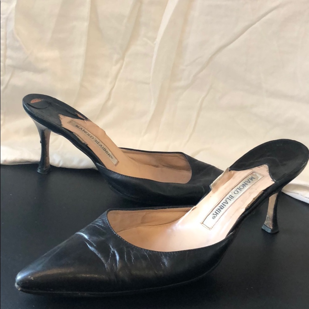 Manolo Blahniks pointed slides - 40/41
